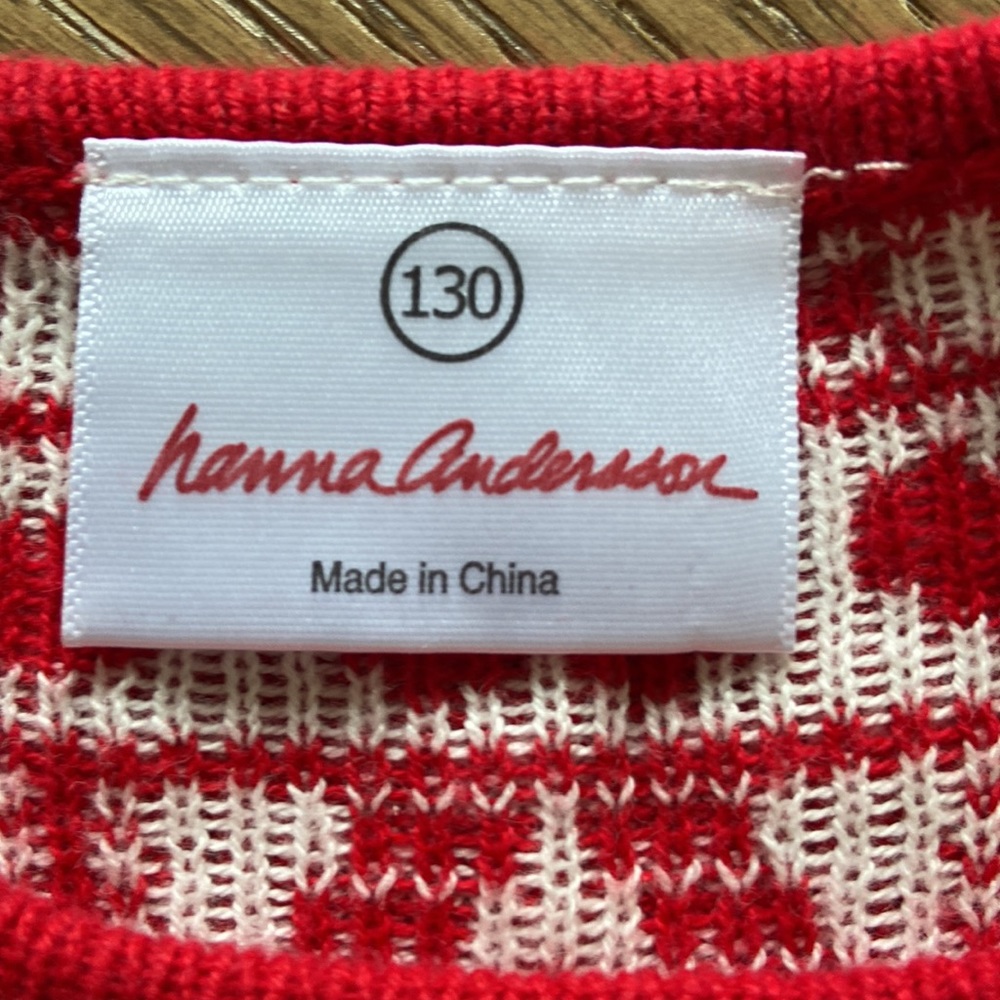 NWOT - Hanna Andersson Girl’s Knitting in Swedish Sweater Dress - Picture 5 of 8